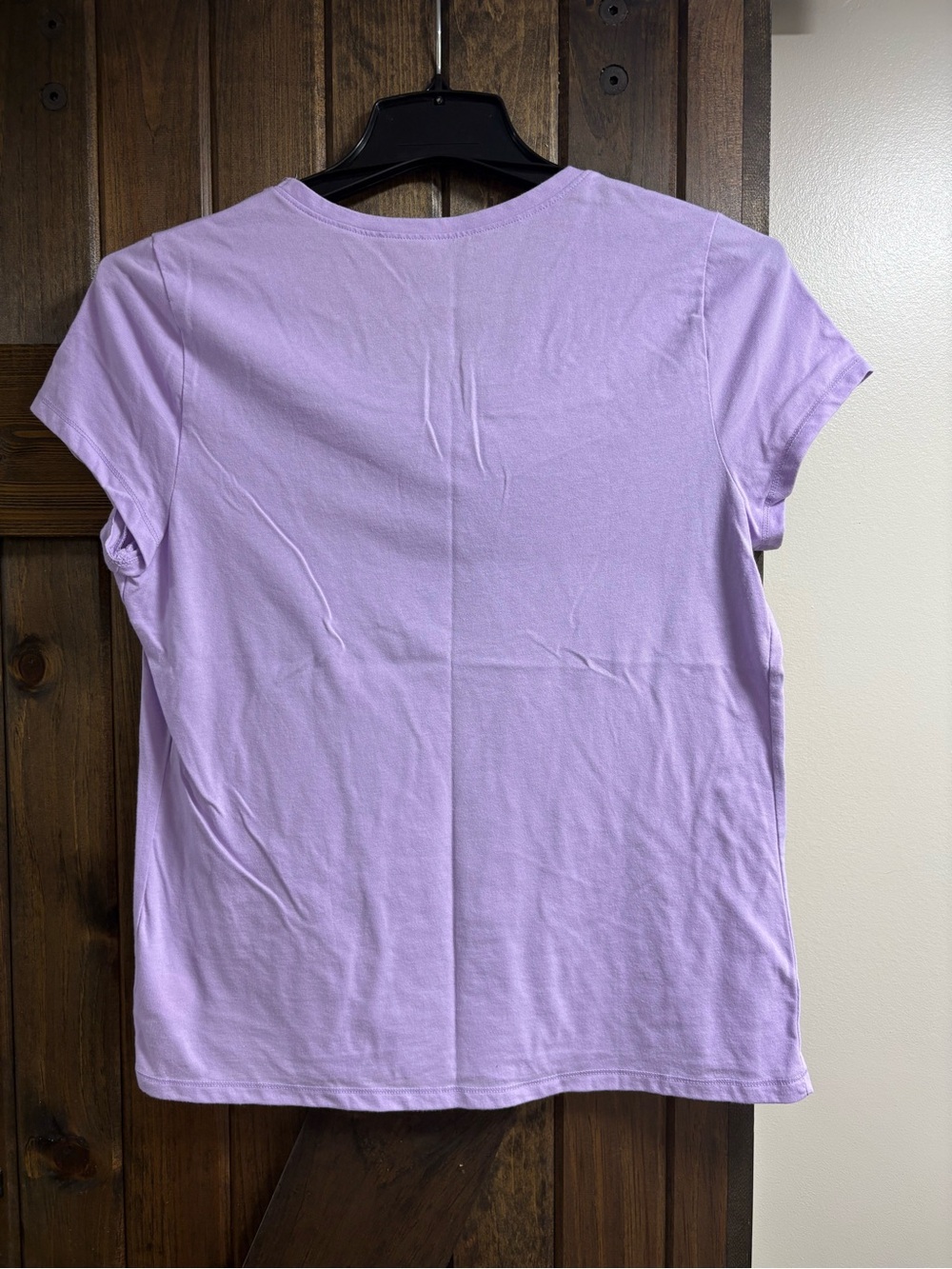 NWOT No Boundaries Lavender Crewneck Short Sleeve Tee - Women - Picture 2 of 3